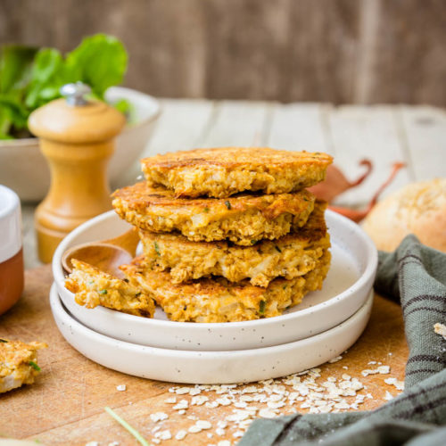 Dès 9 mois : galettes de légumes à l'avoine