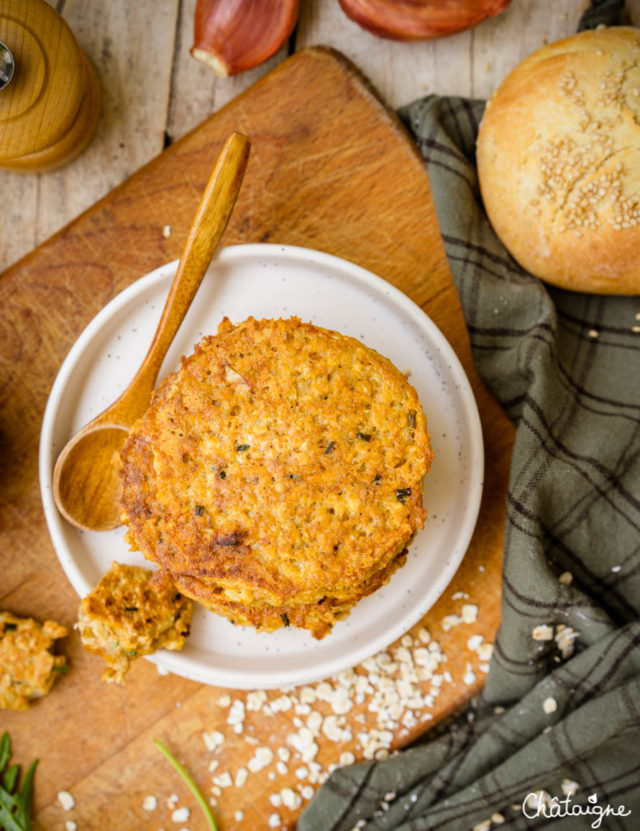 Galettes De Flocons D'avoine Aux Légumes, Végétarienne