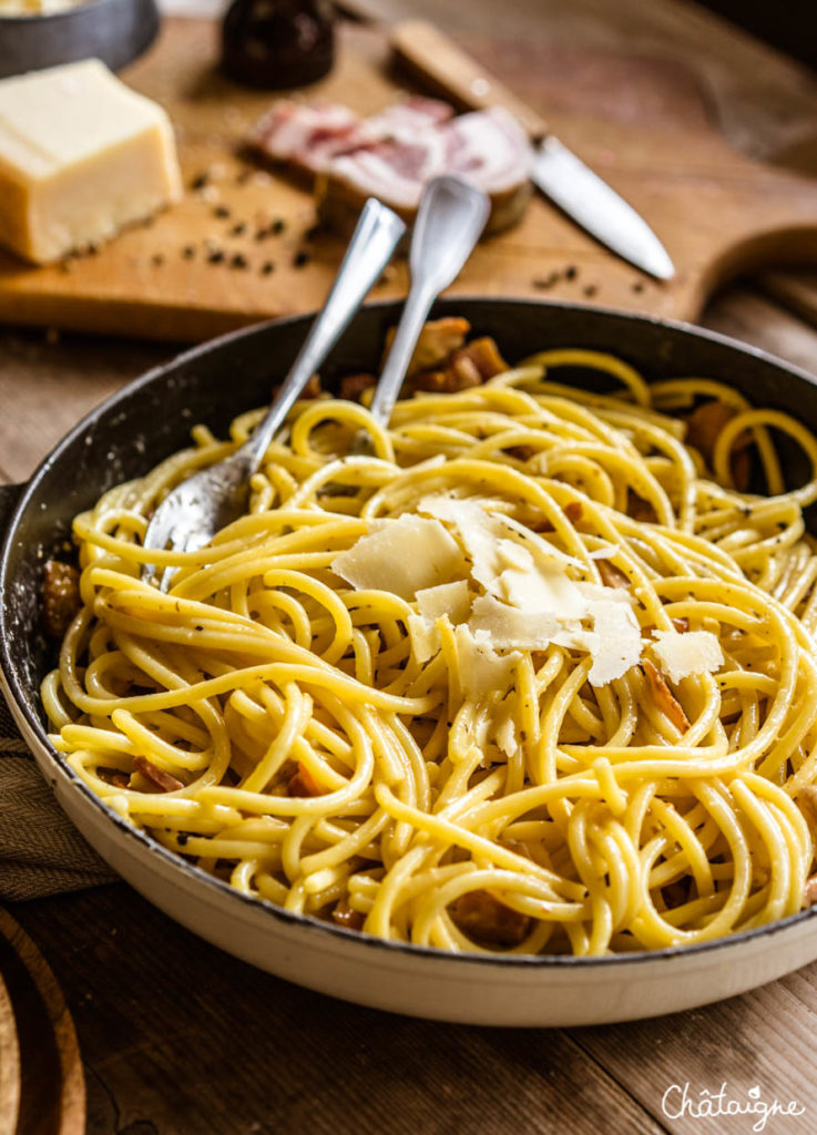 Pâtes Carbonara [la Vraie Recette Italienne Sans Crème !] - Blog De ...