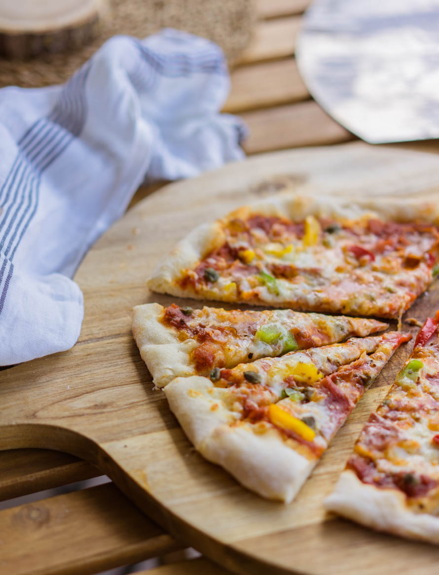 pizzas au feu de bois